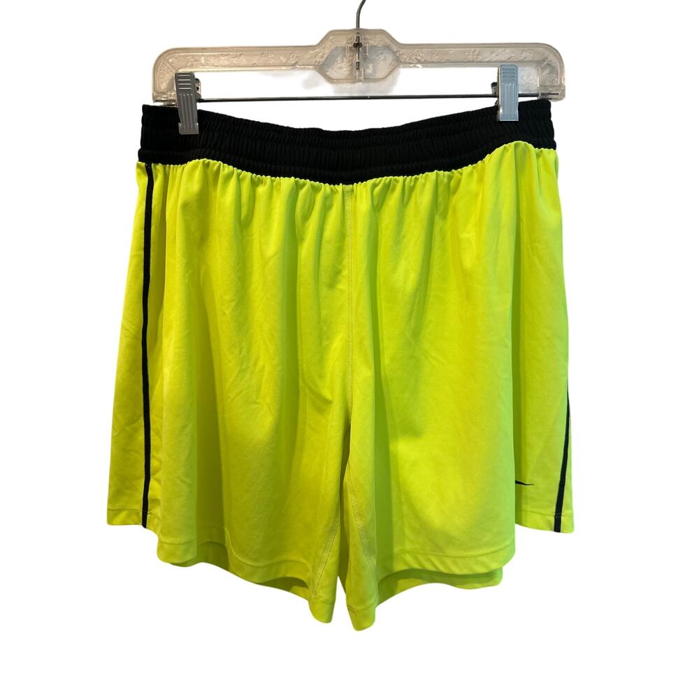⭐️ Women’s Nike Yellow Dri Fit Running Shorts Size Large Athletic Sporty